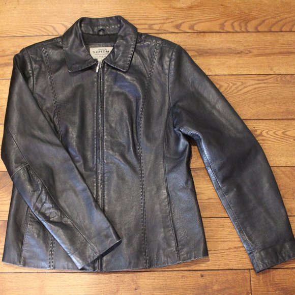 Sonoma Jackets & Blazers - Lambskin Leather Jacket